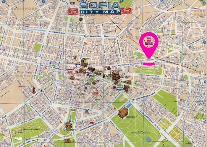 Apartamento Modern 1br Comfort In Oborishte With Private Parking Sófia